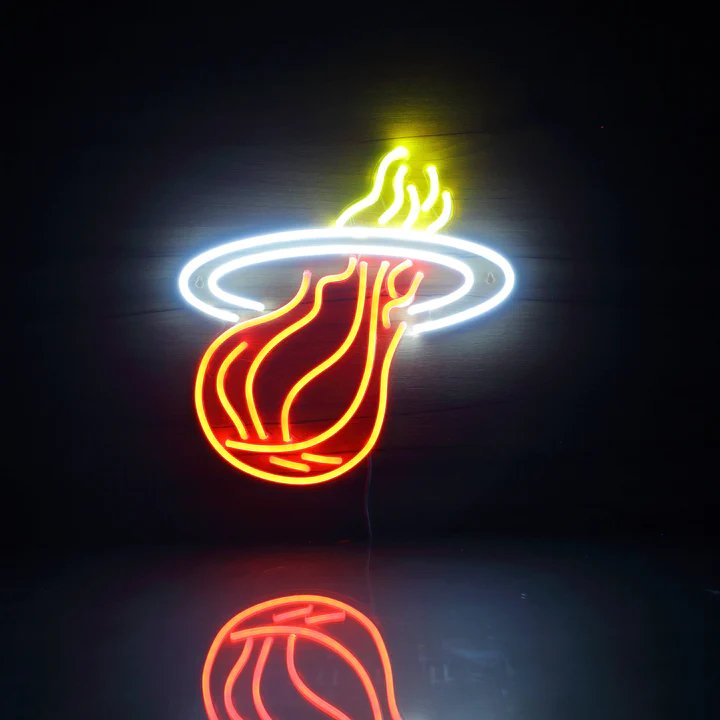 Miami Heat Neon Sign