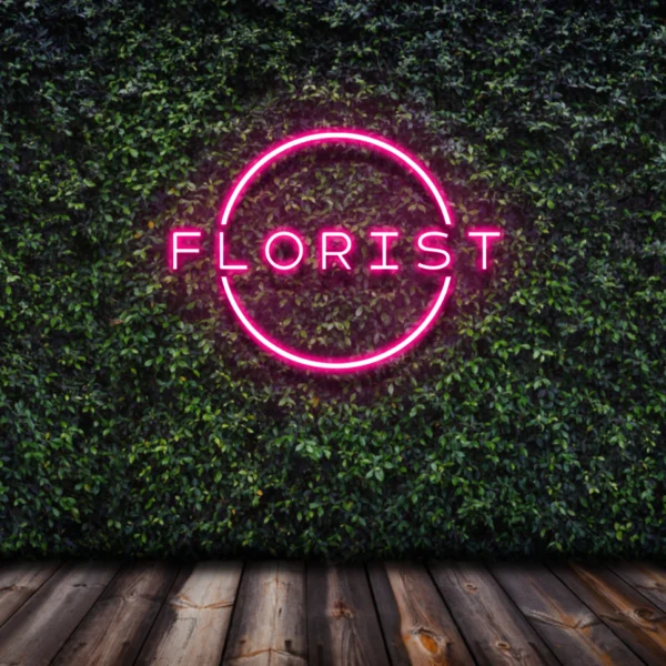 Florist neon sign