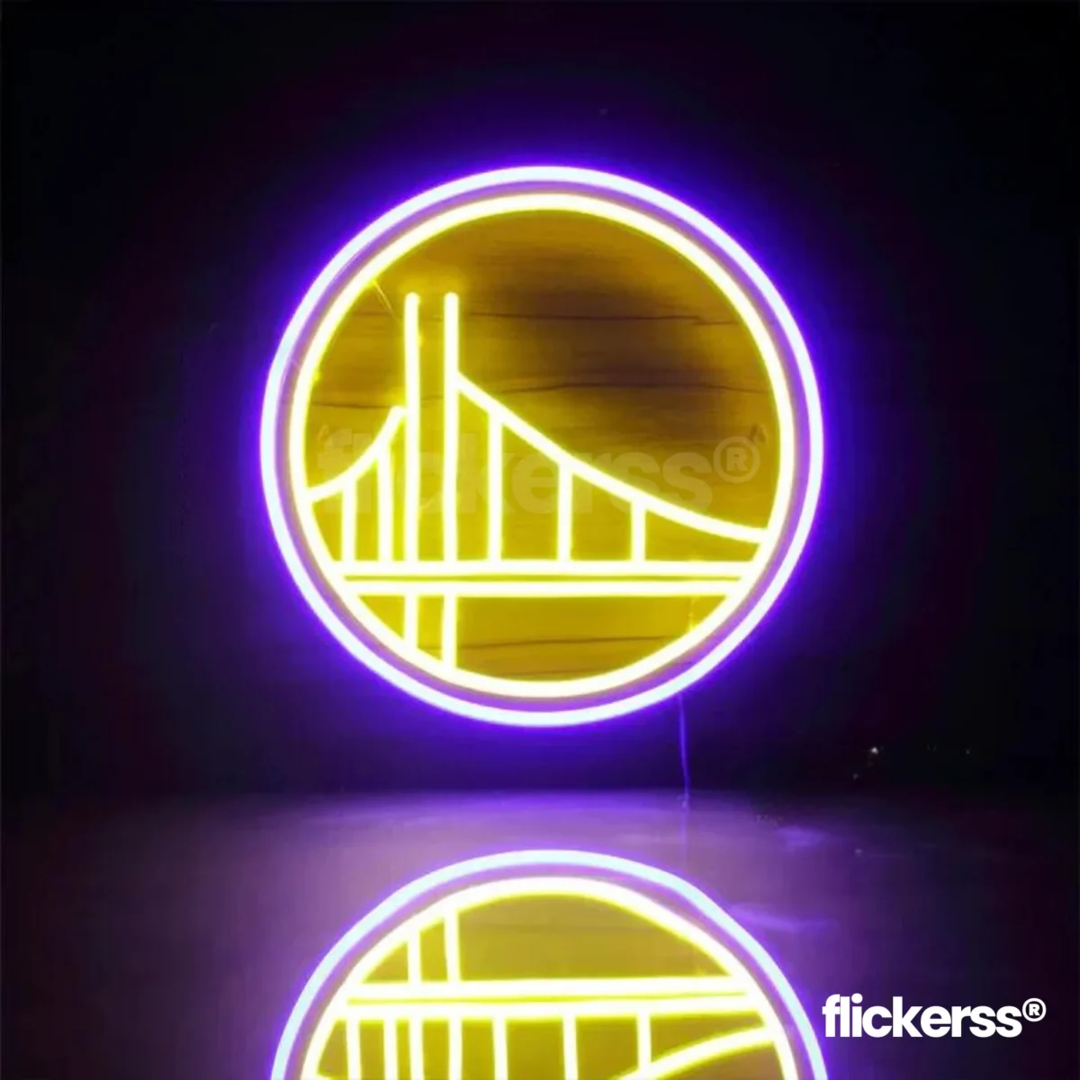 Golden State Warriors neon sign